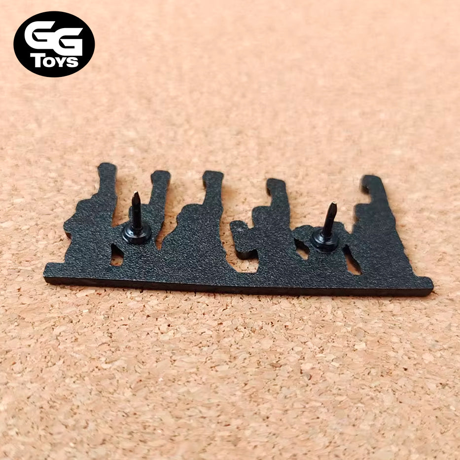 Broche Sombreros de Paja - One Piece - Pin Metálico 2 cm - Aleación de Zinc