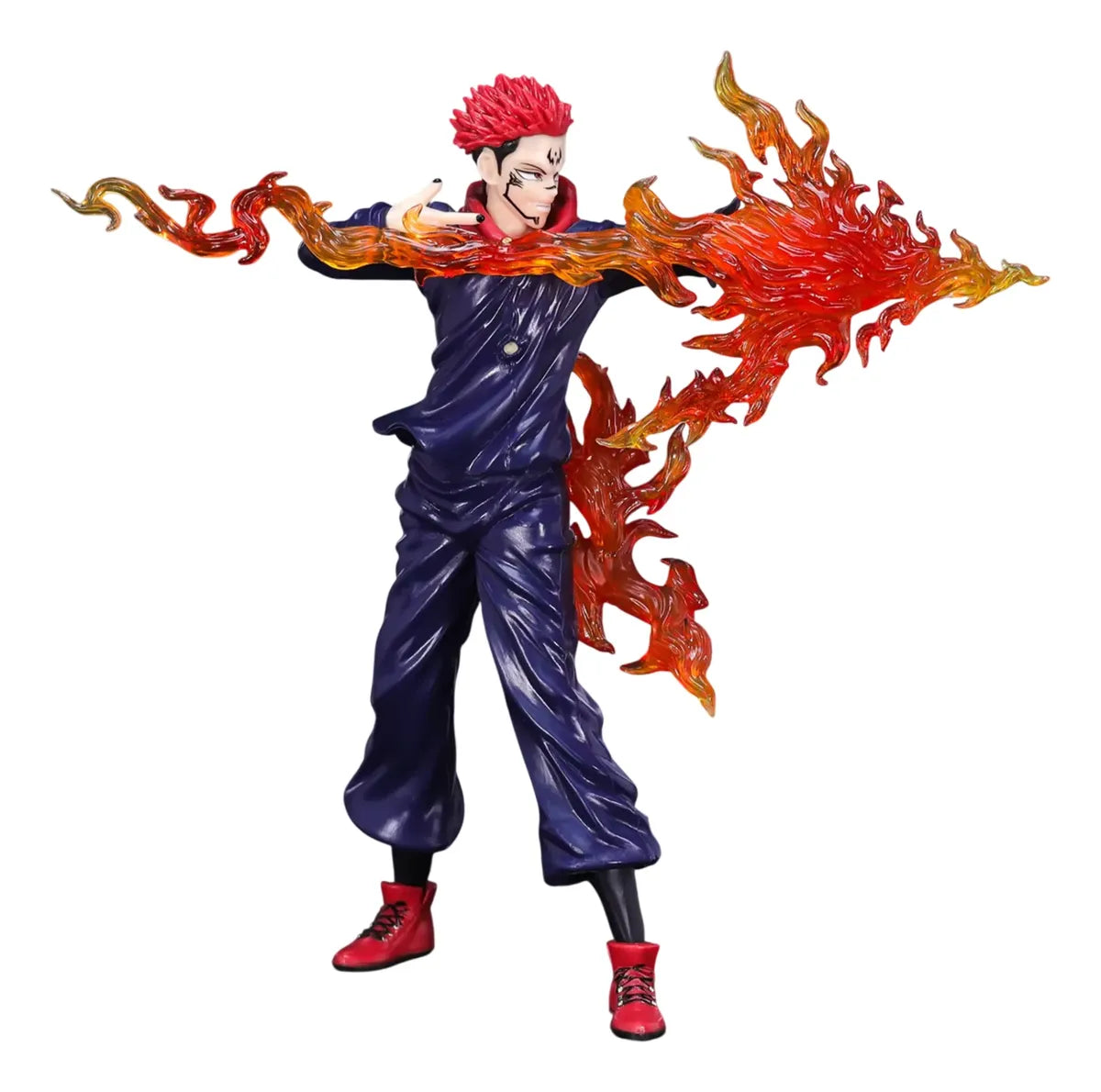 Itadori Ataque Fuego- Jujutsu Kaisen- Figura de Acción 21 cm- PVC / Plástico