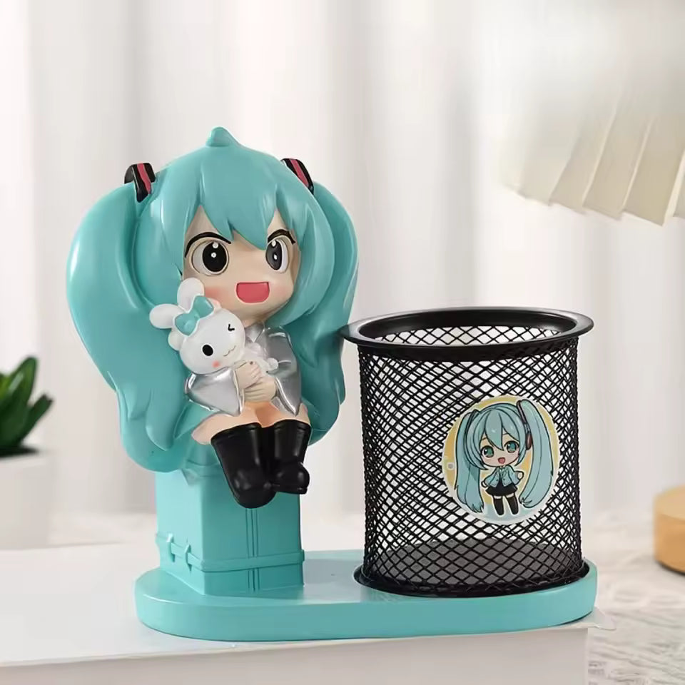 Porta lapices Miku- Hatsune Miku - Lapicero 16 cm - En Caja - PVC / Plástico