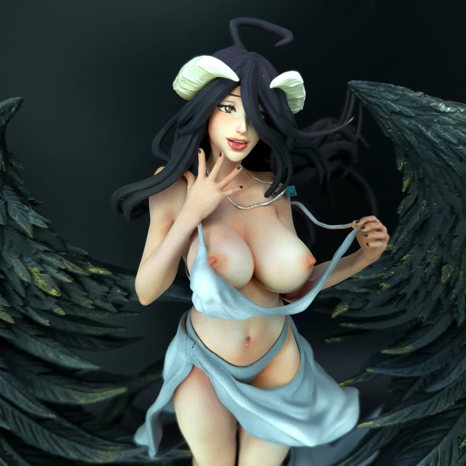 Albedo Sexy-Overlord- Figura de accion-31.5 CM- En Caja