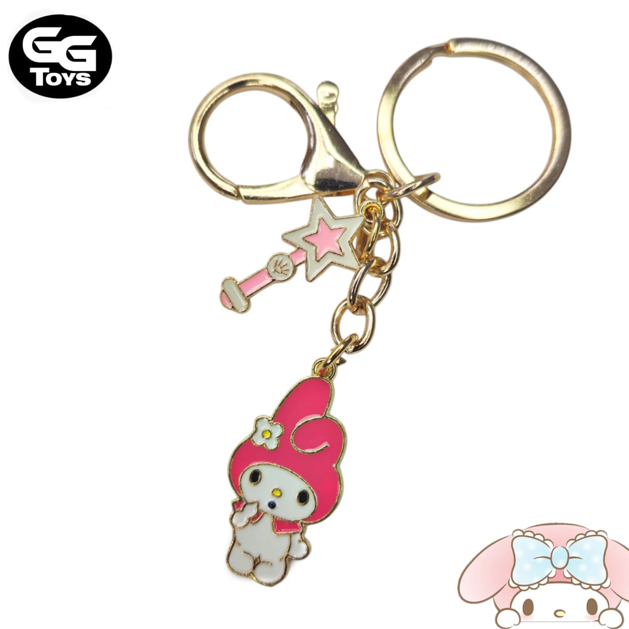 My Melody- Sanrio- Llavero 10 cm - Aleación de Zinc