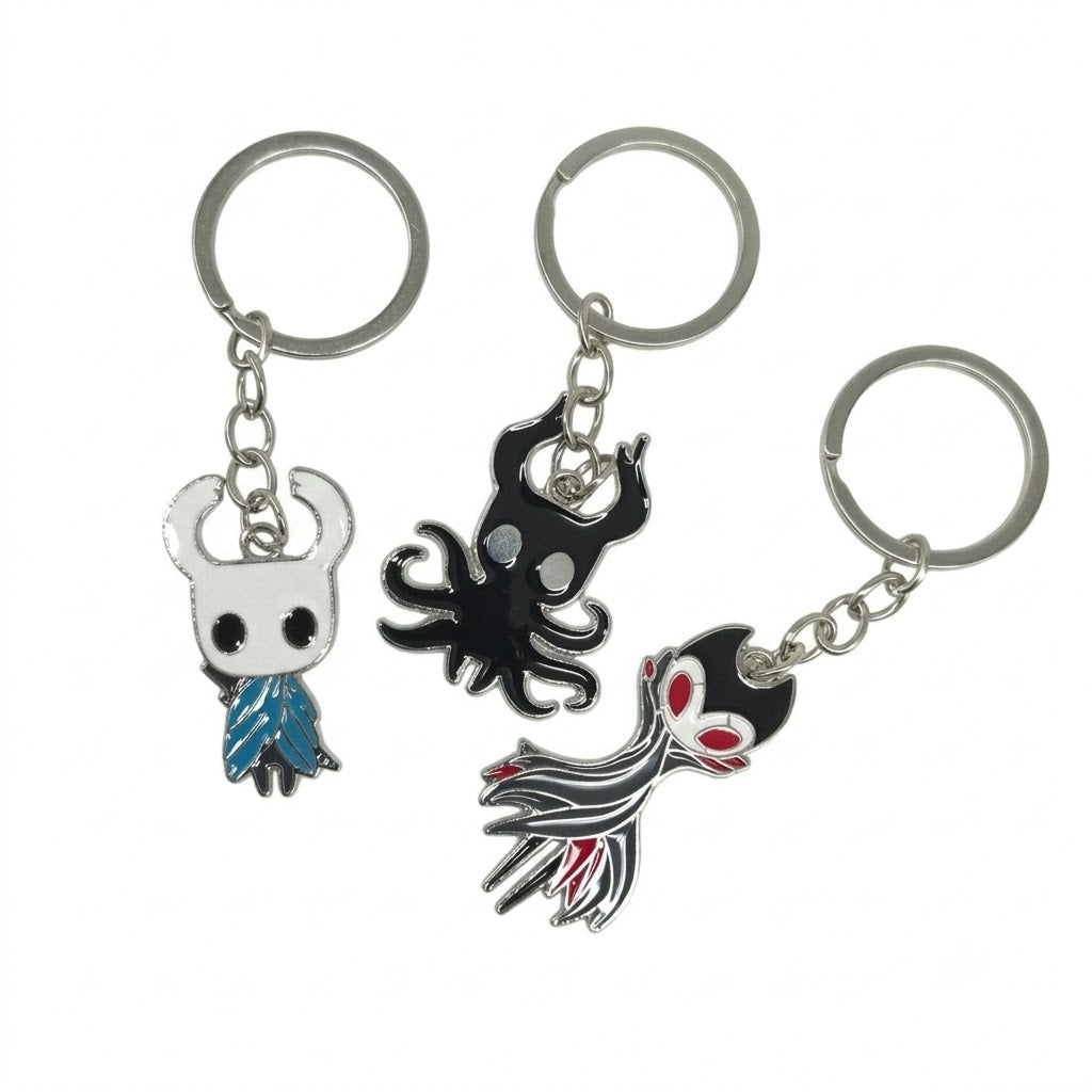 Llaveros Personajes Hollow Knight- Hollow Knight - 4 cm - Aleación de Zinc