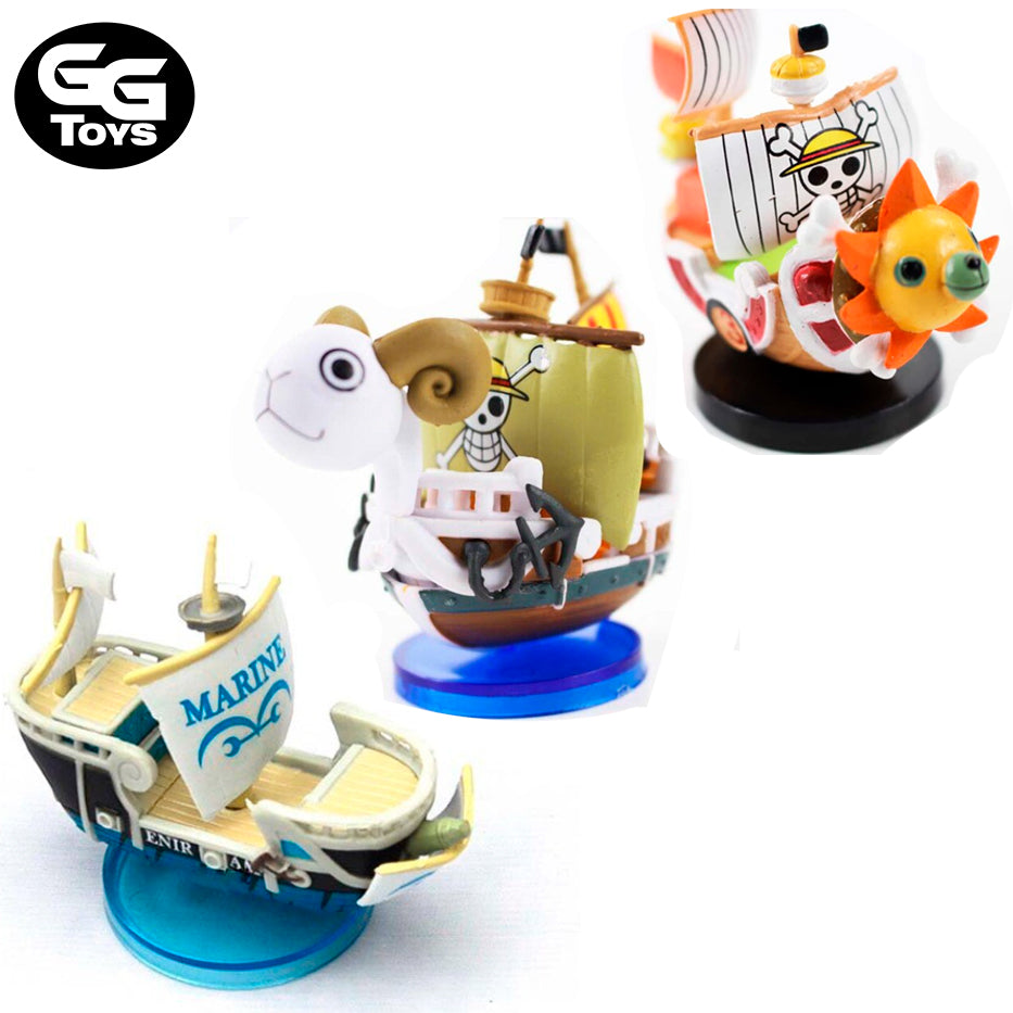 Mini Barcos One Piece - Figura de Acción 7 cm - PVC / Plástico