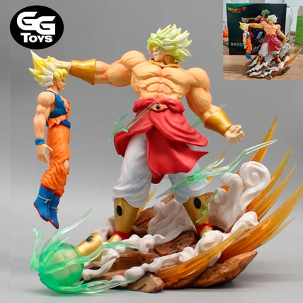 Broly SSJ vs Goku - Dragon Ball Z - Figura de Acción 25 cm - En Caja - PVC / Plástico
