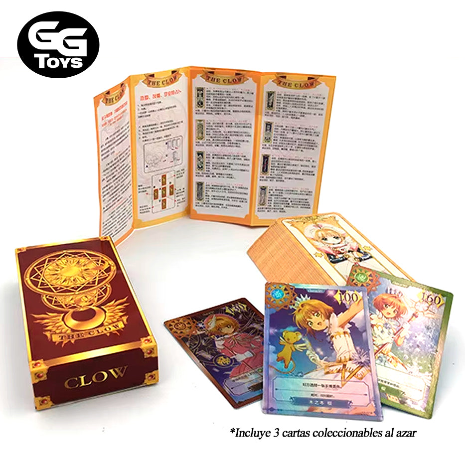 Cartas Clow - Sakura Card Captor - Cosplay 16 x 7 cm - En Caja - Cartulina