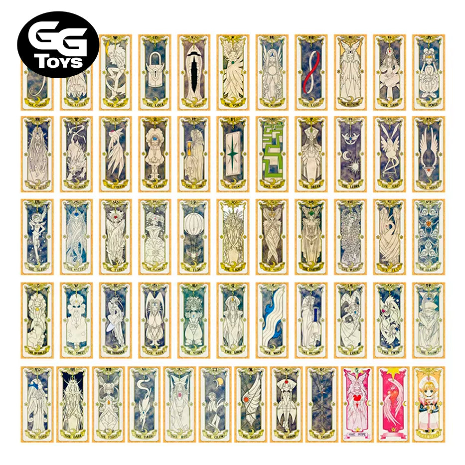Cartas Clow - Sakura Card Captor - Cosplay 16 x 7 cm - En Caja - Cartulina