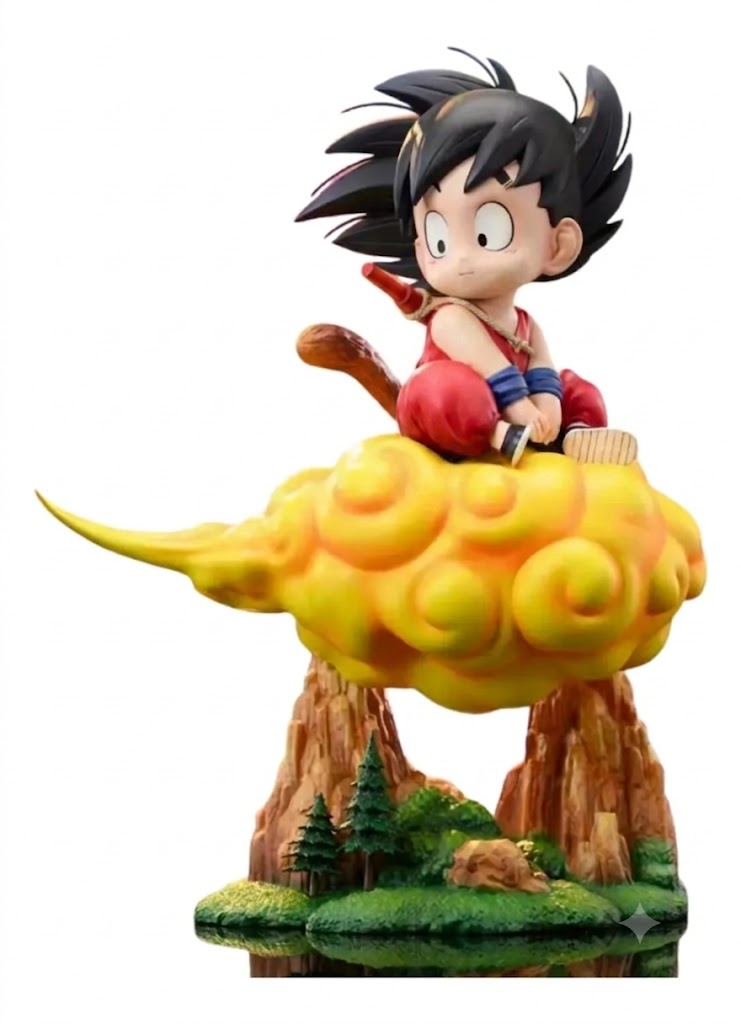 Goku Niño Nube Voladora- Dragon Ball- Figura de Acción 19cm - PVC / Plástico