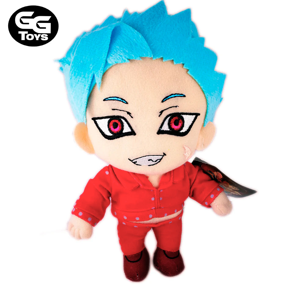 Meliodas y Ban - Siete Pecados Capitales - Peluche 22 cm - Algodón/ Felpa