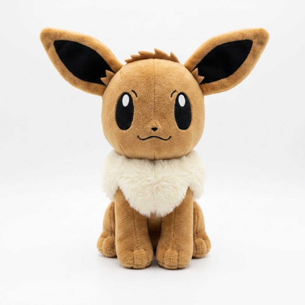 Peluche Eevee- Pokemon - Peluche 24 cm -Algodón/ Felpa