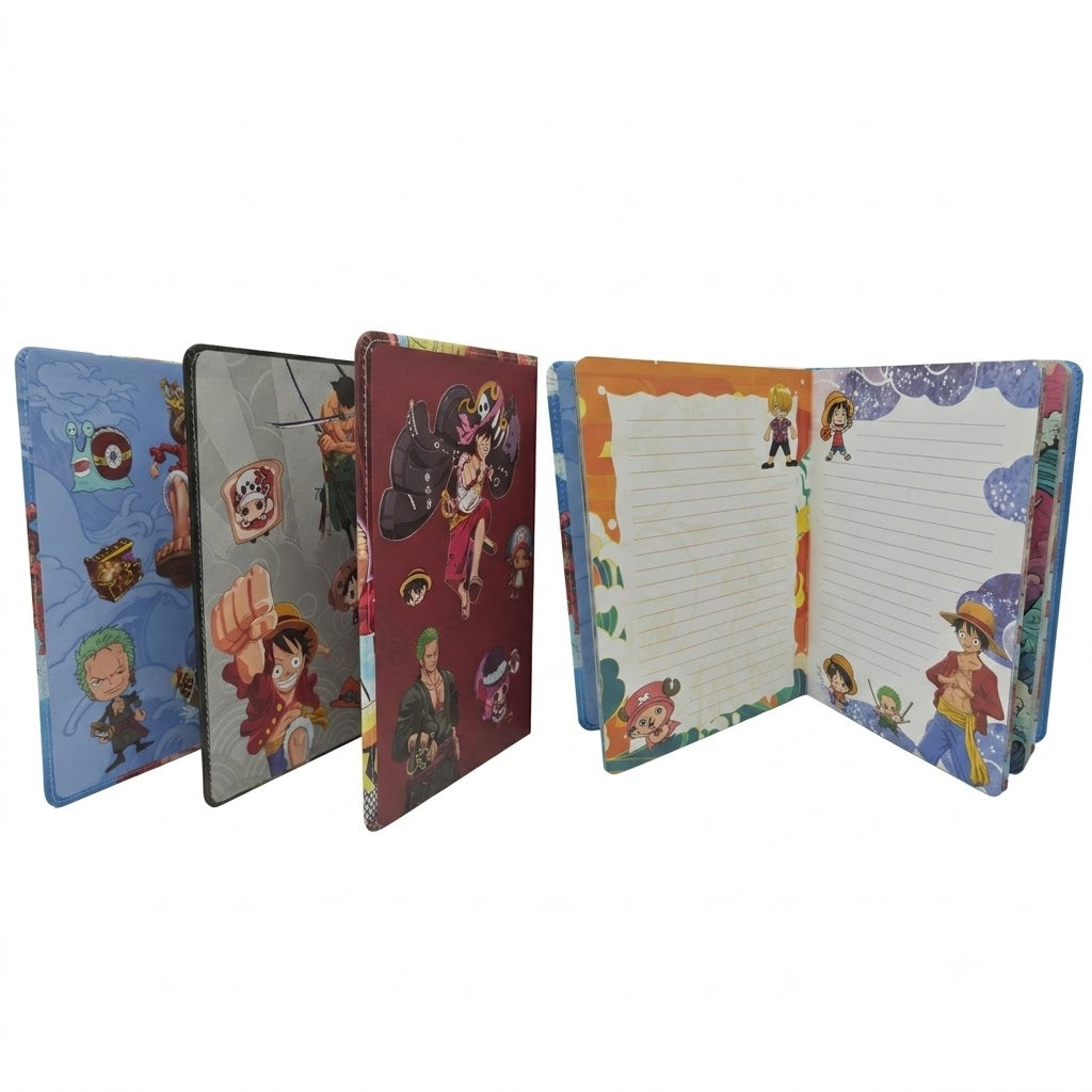 Cuadernos One Piece- One Piece - Cuaderno 21 cm x 15 cm - Papelería