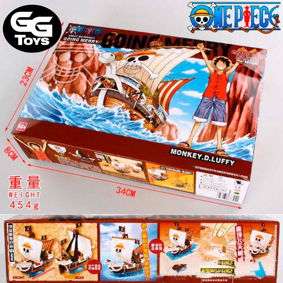 Going Merry Barco Armable - One Piece - Model Kit 18 cm - En Caja - PVC / Plástico