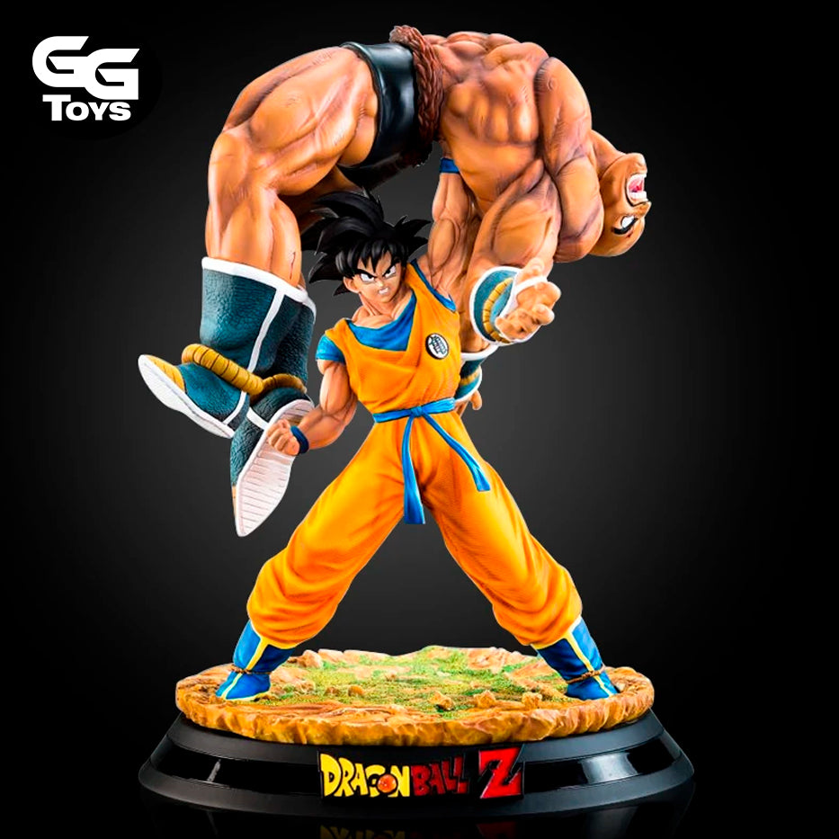 Goku Vs Nappa Dragon Ball - Figura de Acción 42 cm - En Caja - PVC / Plástico