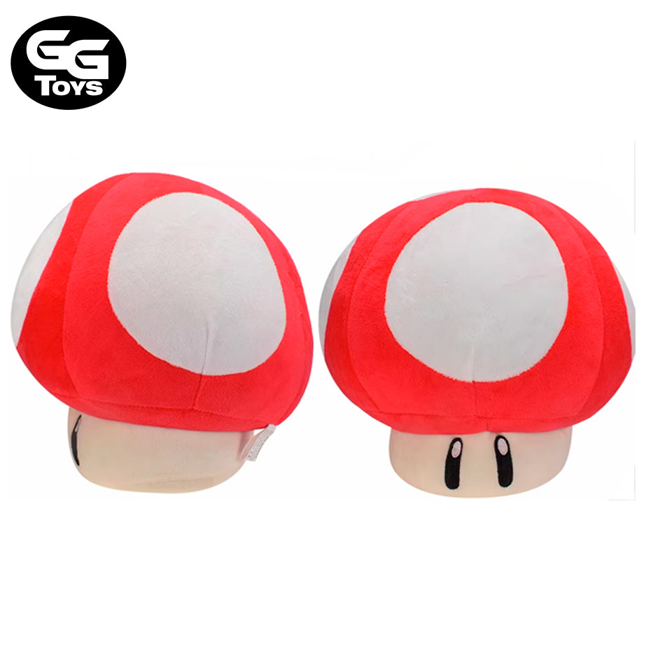 Hongo Rojo - Mario Bros - Peluche 30 cm - Algodón/ Felpa