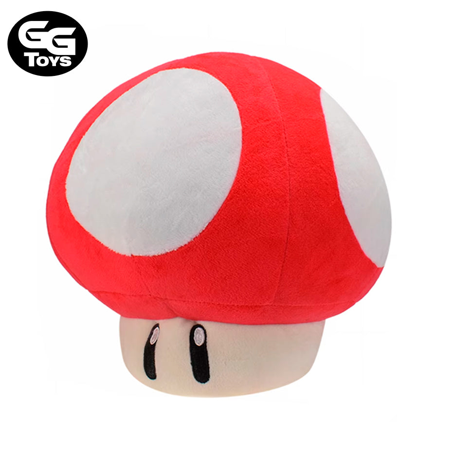 Hongo Rojo - Mario Bros - Peluche 30 cm - Algodón/ Felpa