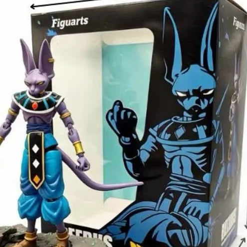 Beerus Articulado- Dragon Ball - Figura de Acción 20 cm - En Caja - PVC / Plástico