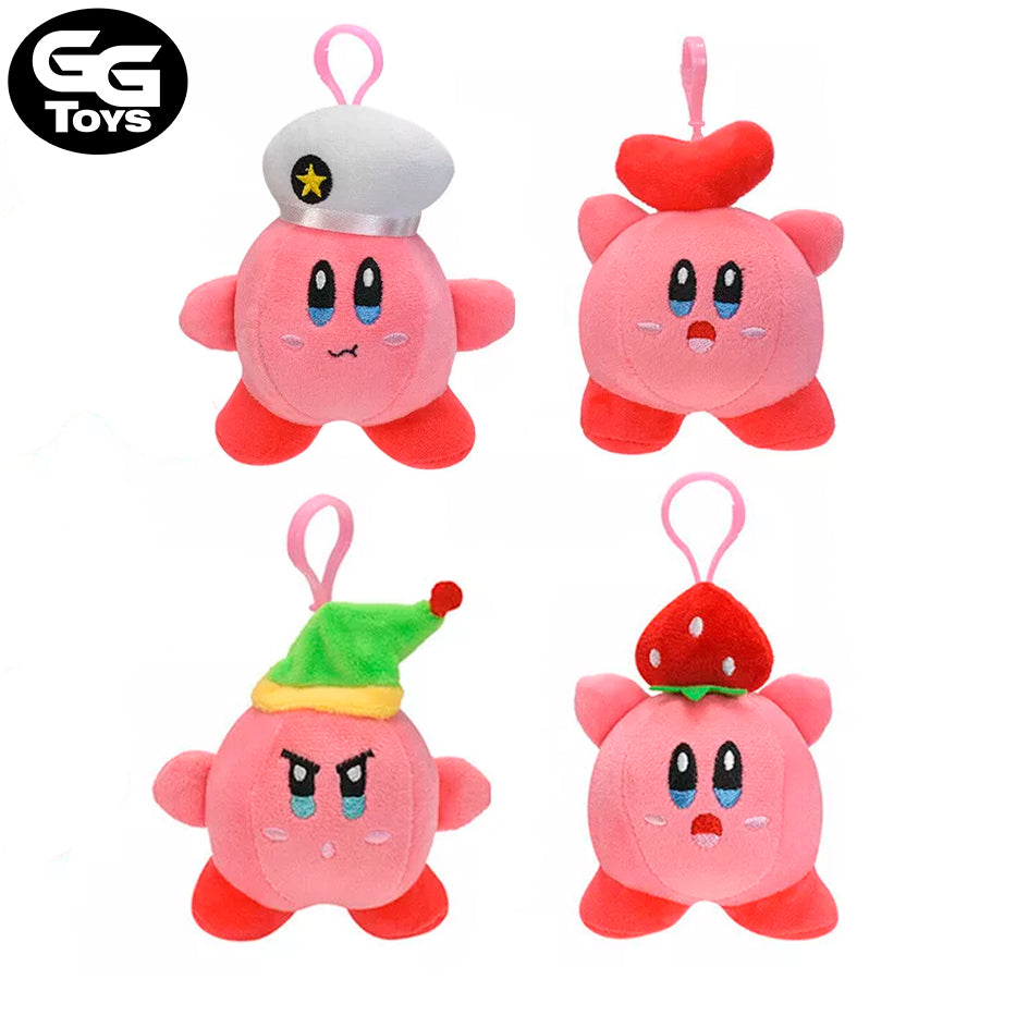 Kirby Llavero Peluche 14 cm - Algodón/ Felpa
