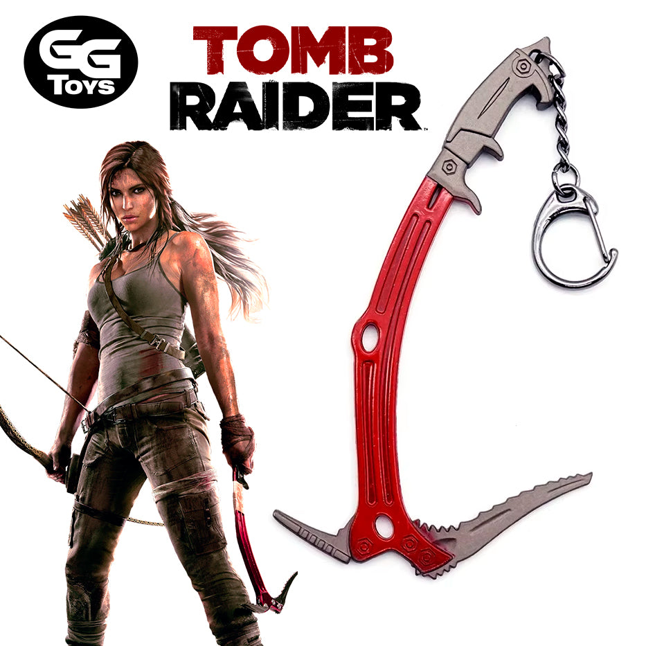Llavero Hacha Lara Croft - Tomb Raider - 12 cm - Aleación de Zinc