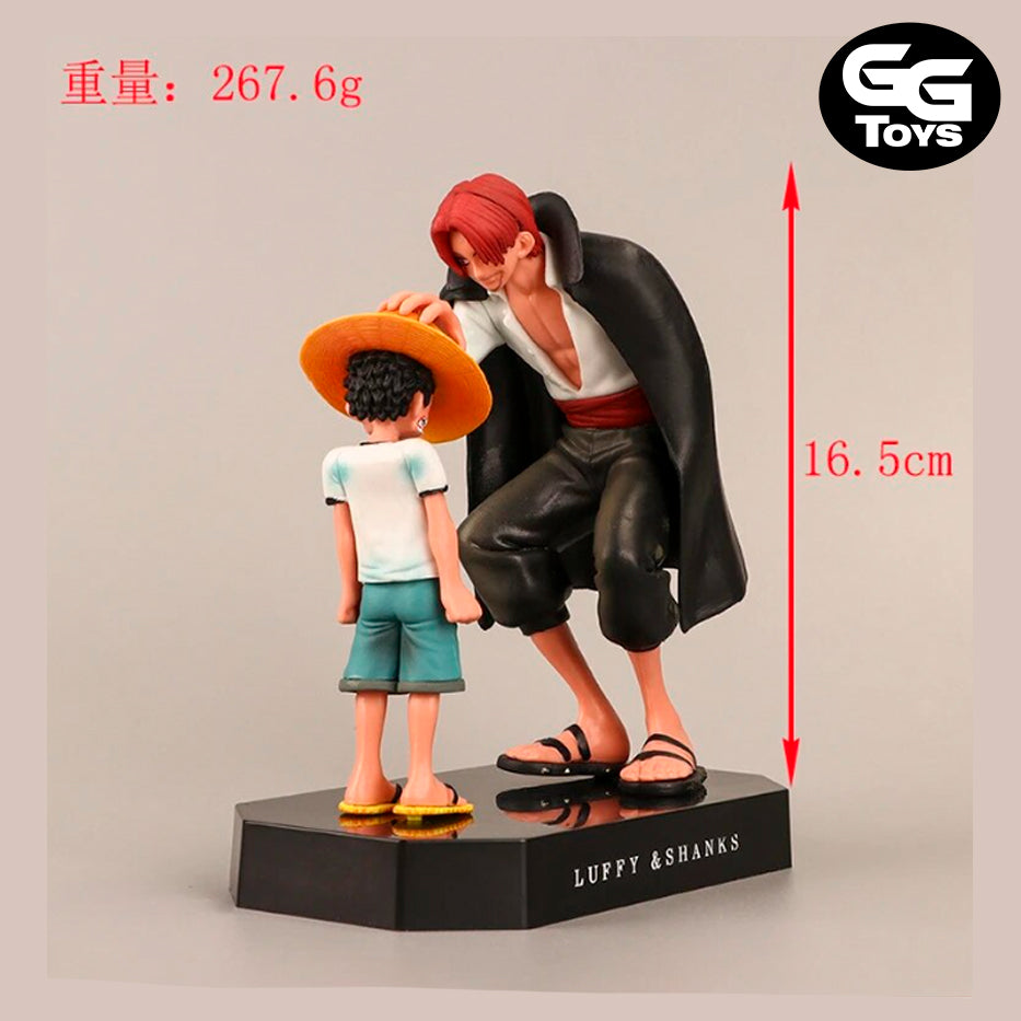 Shanks y Luffy Despedida - One Piece - Figura de Acción 18 cm - PVC / Plástico