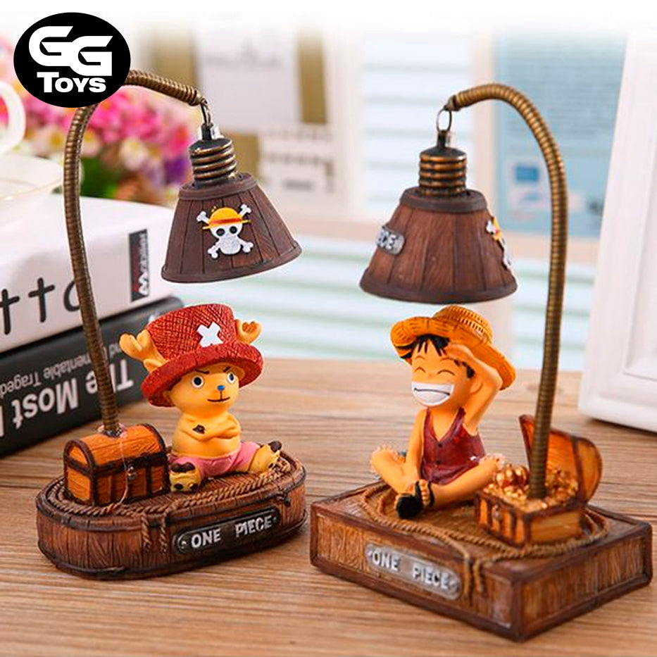 Luffy y Chopper Lámpara - One Piece - Lámpara 17 cm - En Caja - PVC / Plástico