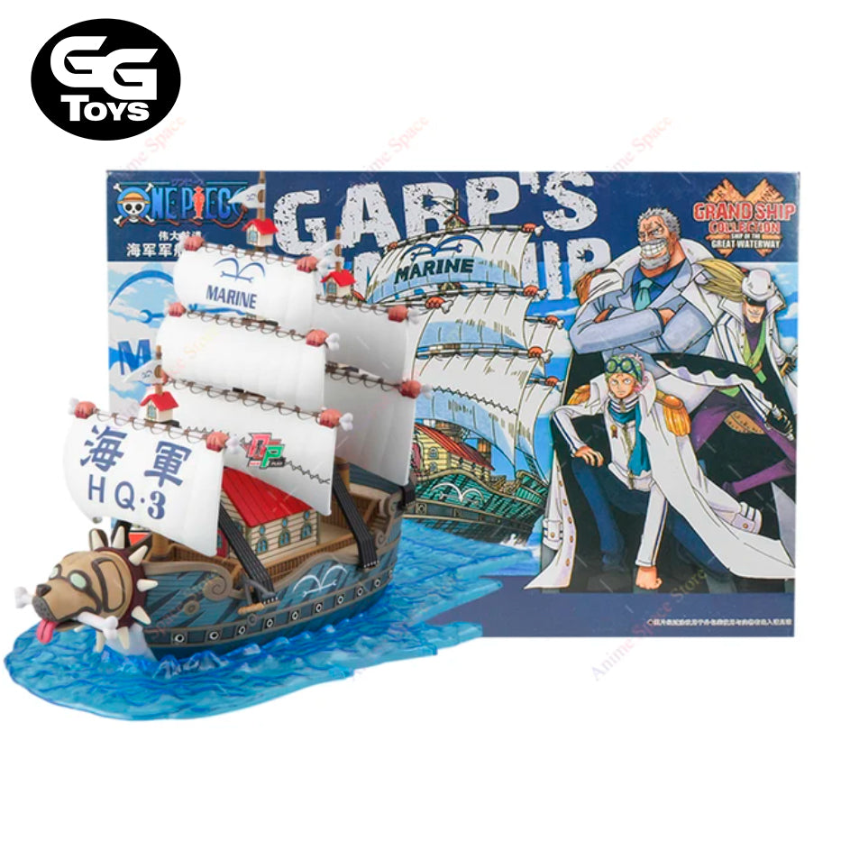 Barco Armable Marines - One Piece - Model Kit 16 cm - En Caja - PVC / Plástico