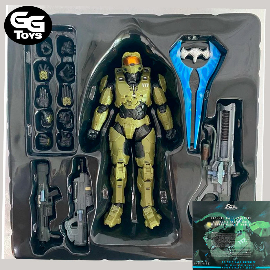 Halo: The Master Chief Articulable - Figura de Acción 18 cm - En Caja - PVC / Plástico