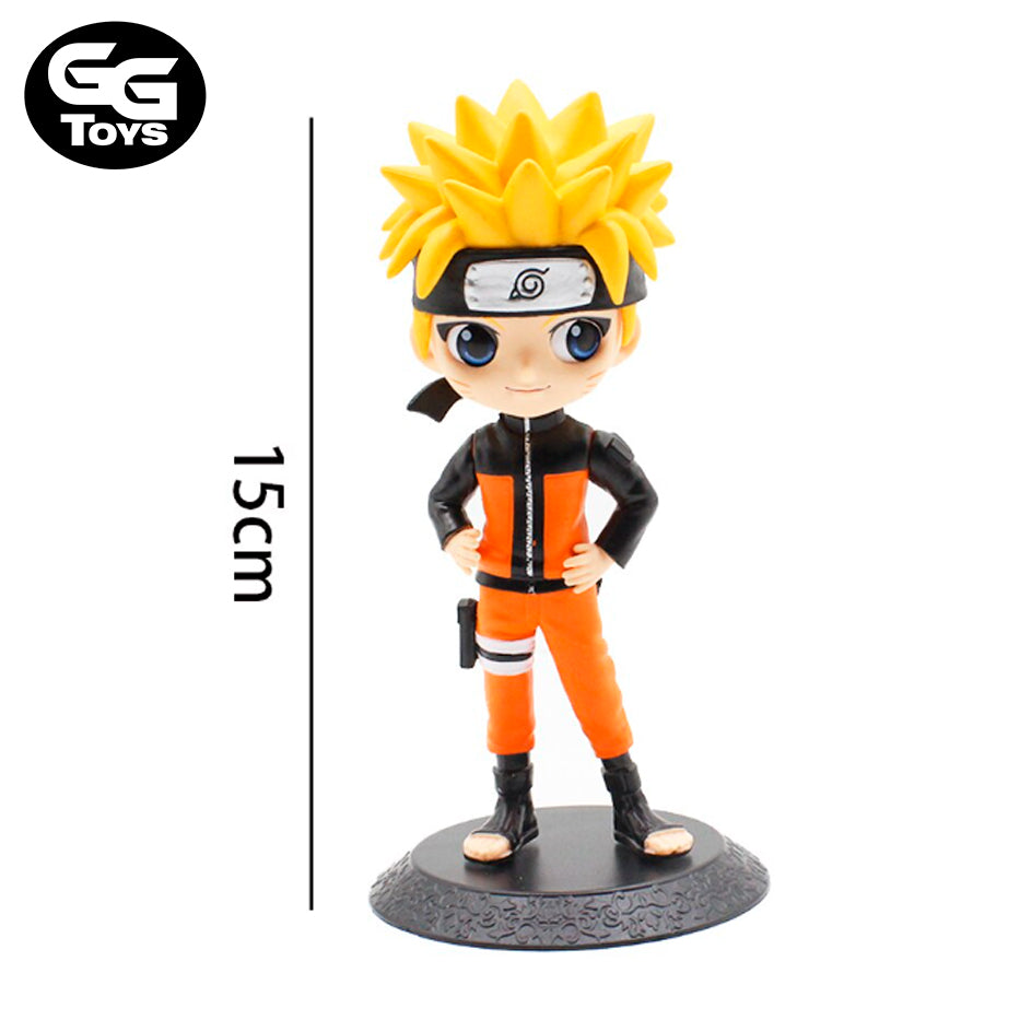 Naruto Sasuke Itachi Kakashi Chibi - Figura de Acción 15 cm - PVC / Plástico