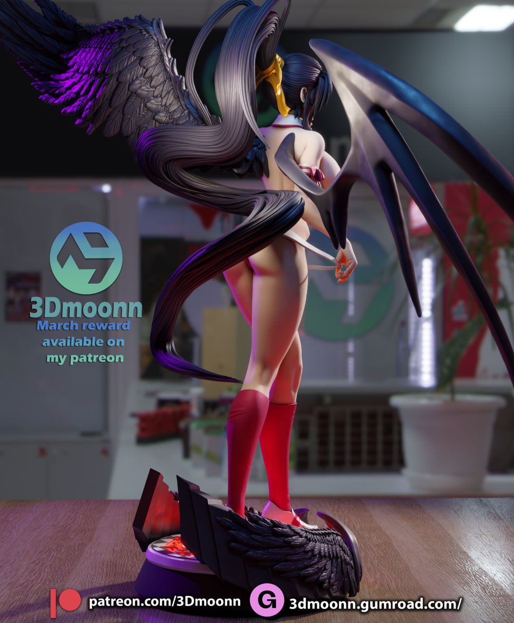 BAJO PEDIDO-Akeno Con Alas Sexy- High School DxD