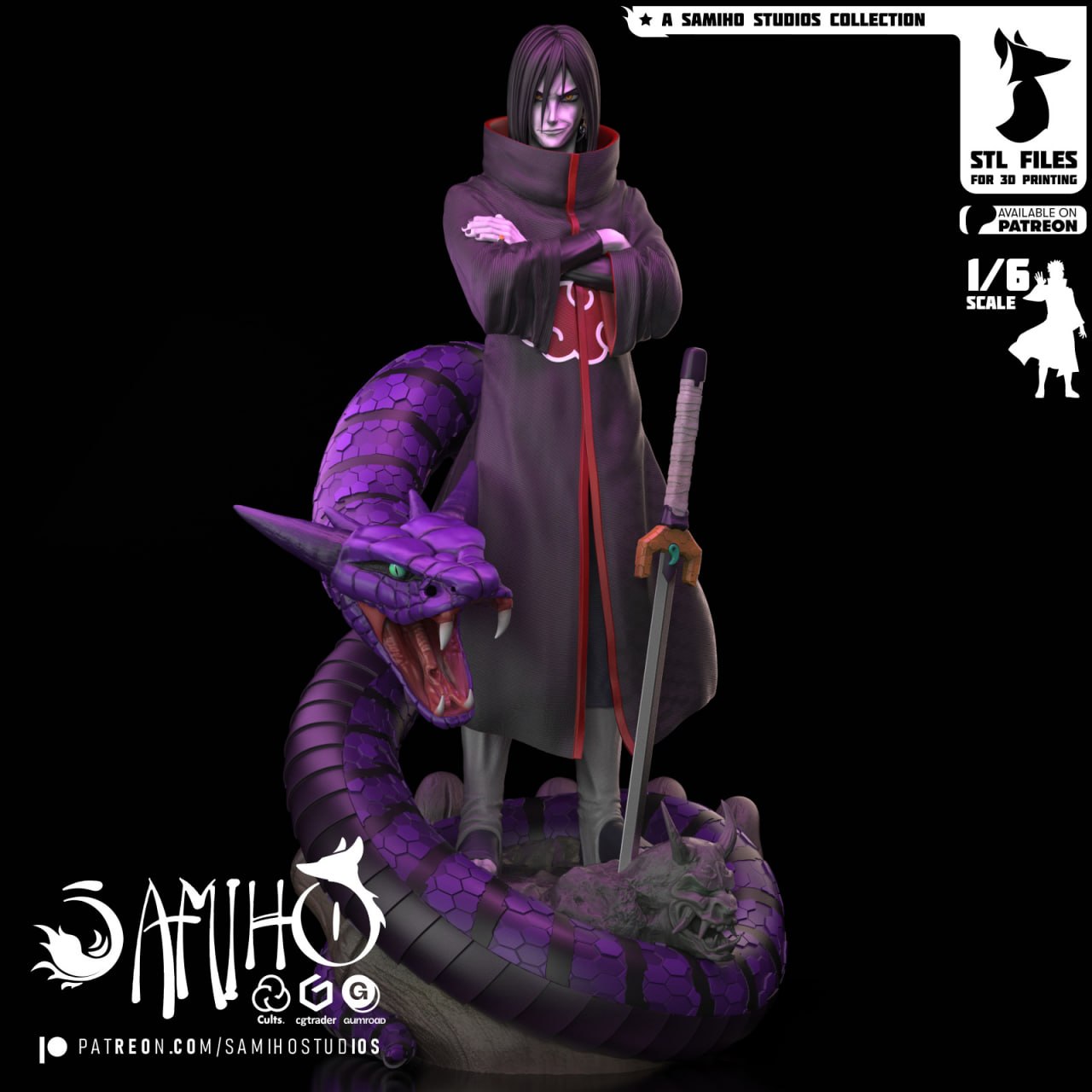 BAJO PEDIDO- Orochimaru-Naruto