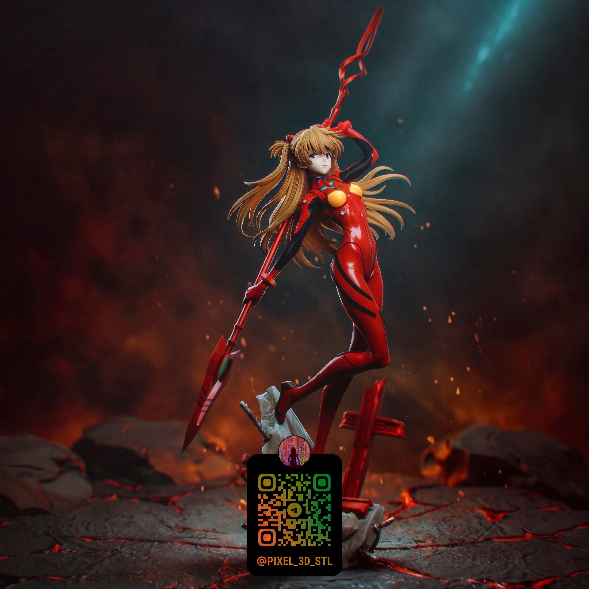 BAJO PEDIDO-Asuka Langley- Evangelion