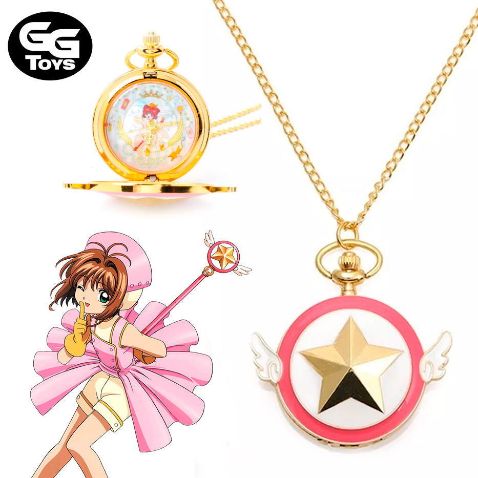 Reloj de Bolsillo Alas - Sakura Cardcaptors - 5 cm - Aleación de Zinc