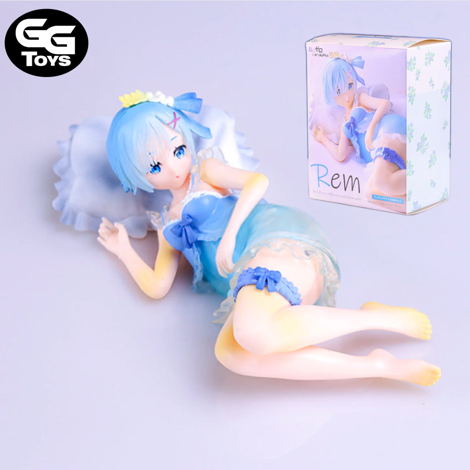 Rem Acostada Pijama - Re Zero - Figura de Acción 16 cm - En Caja - PVC / Plástico