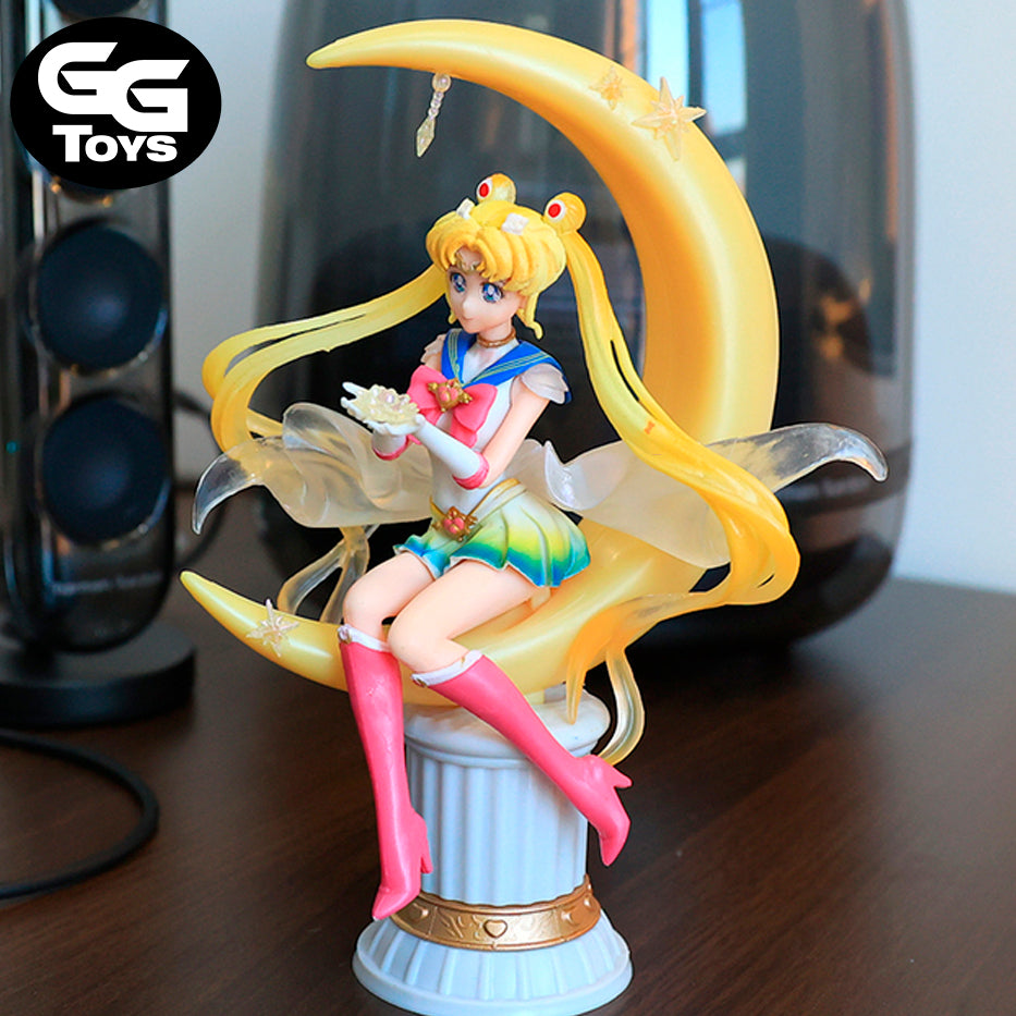 Usagi Tsukino Luna - Sailor Moon - Figura de Acción 20 cm - En Caja - PVC / Plástico