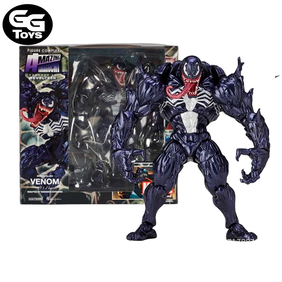 Venom Articulado - Marvel Comics - Figura de Acción 18 cm - En Caja - PVC / Plástico