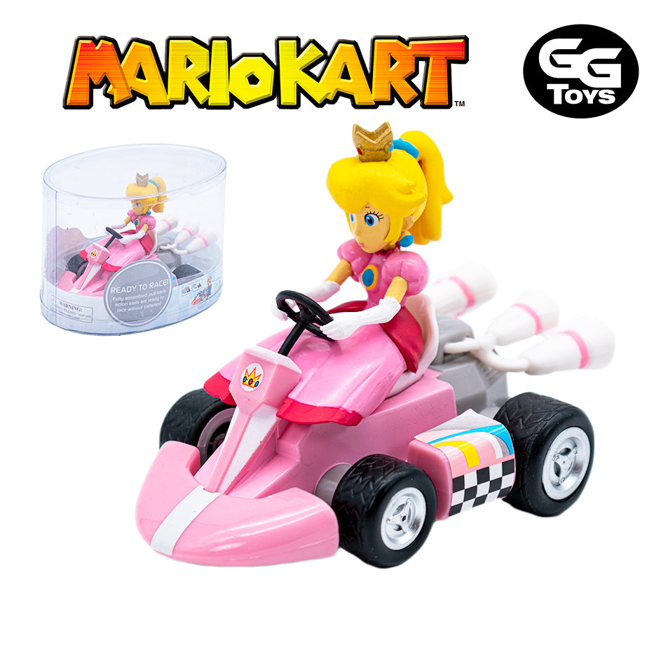 Princesa Peach - Mario Kart - Figura de Acción 13 cm - En Caja - PVC / Plástico
