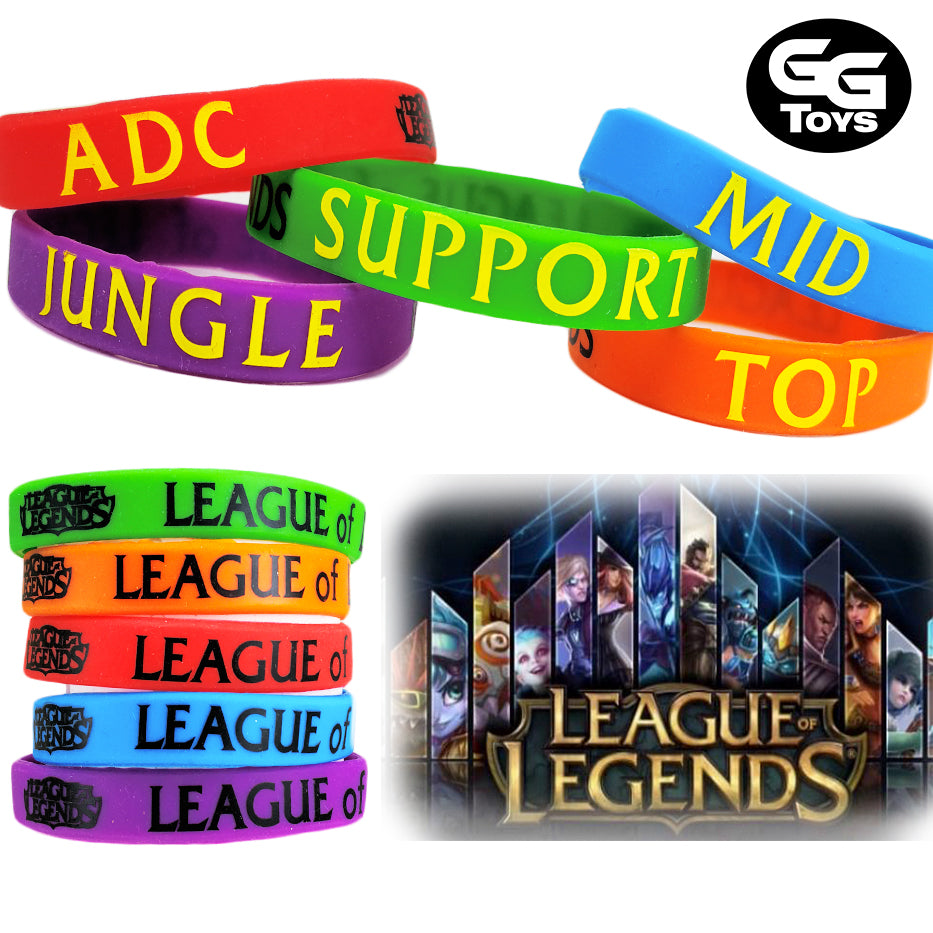 Pulseras - League of Legends - 6 cm - Silicón