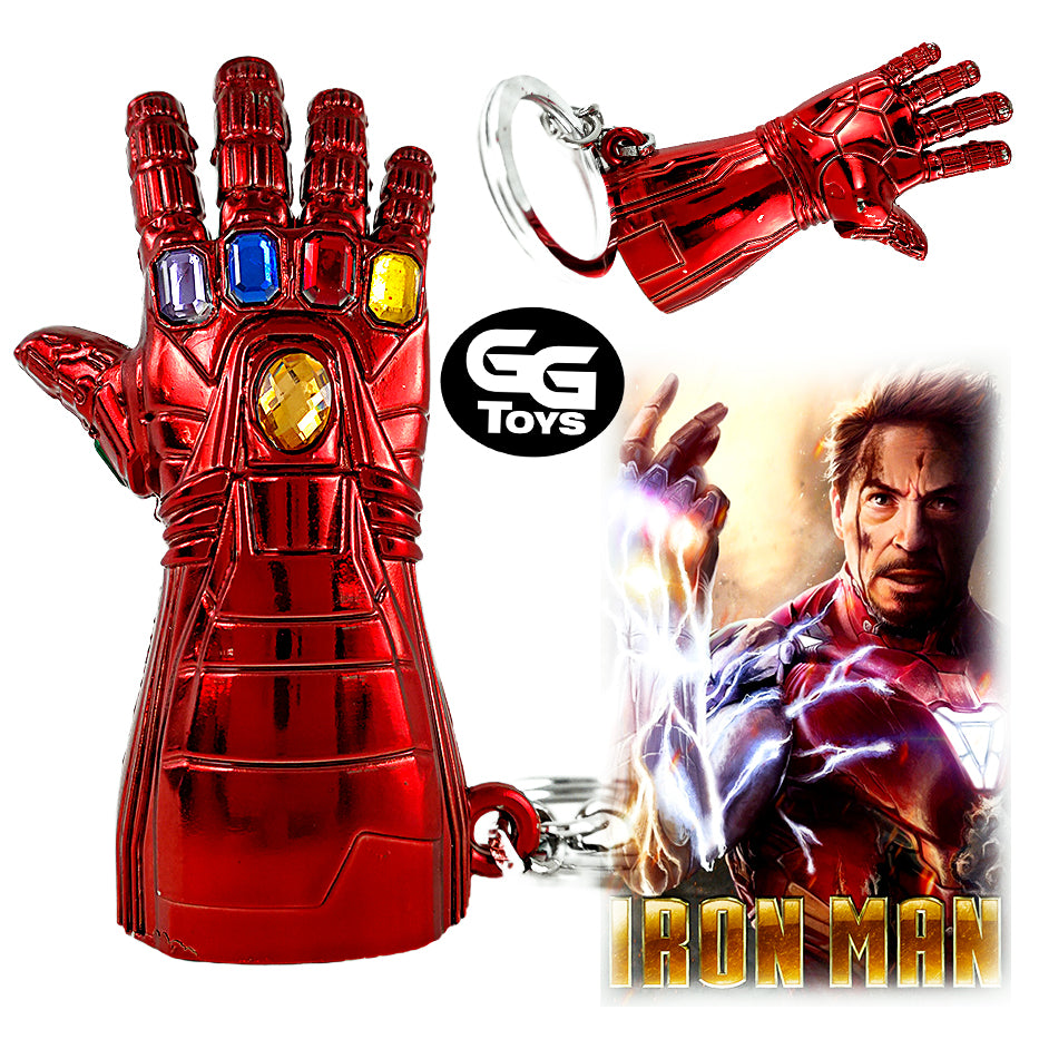 Guante de Ironman - Marvel Comics - Llavero 8 cm - Aleación de Zinc
