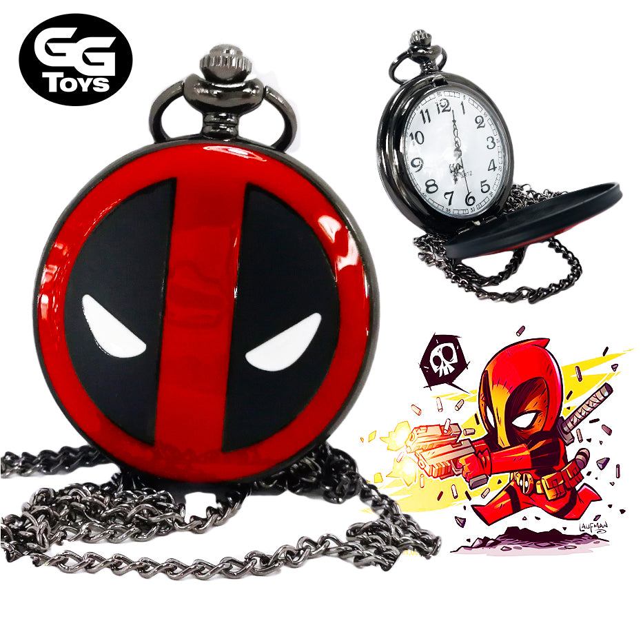Reloj Deadpool - 5 cm - Aleación de Zinc