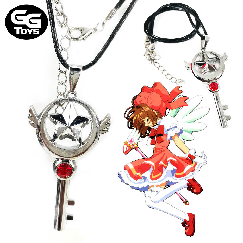Collar Plateado - Sakura Cardcaptors 5 cm - Aleación de Zinc