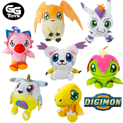 Digimon Peluches 10 cm - Algodón/ Felpa