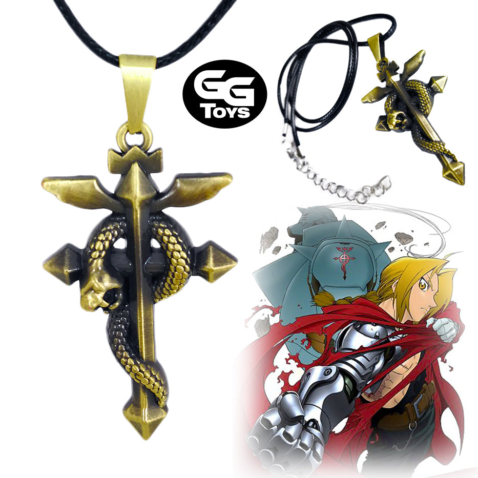 Flamel - Full Metal Alchemist - Collar 5 cm - Aleación de Zinc