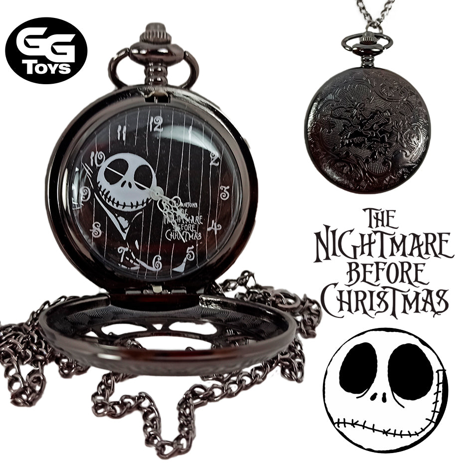 Reloj de Bolsillo - Jack Night Before Christmas - 5 cm - Aleación de Zinc