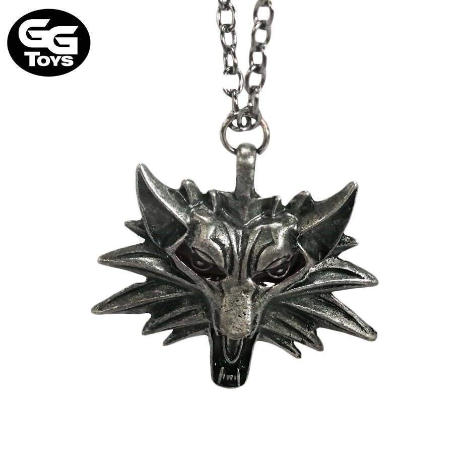 Collar Lobo - The Witcher 6 cm - Aleación de Zinc
