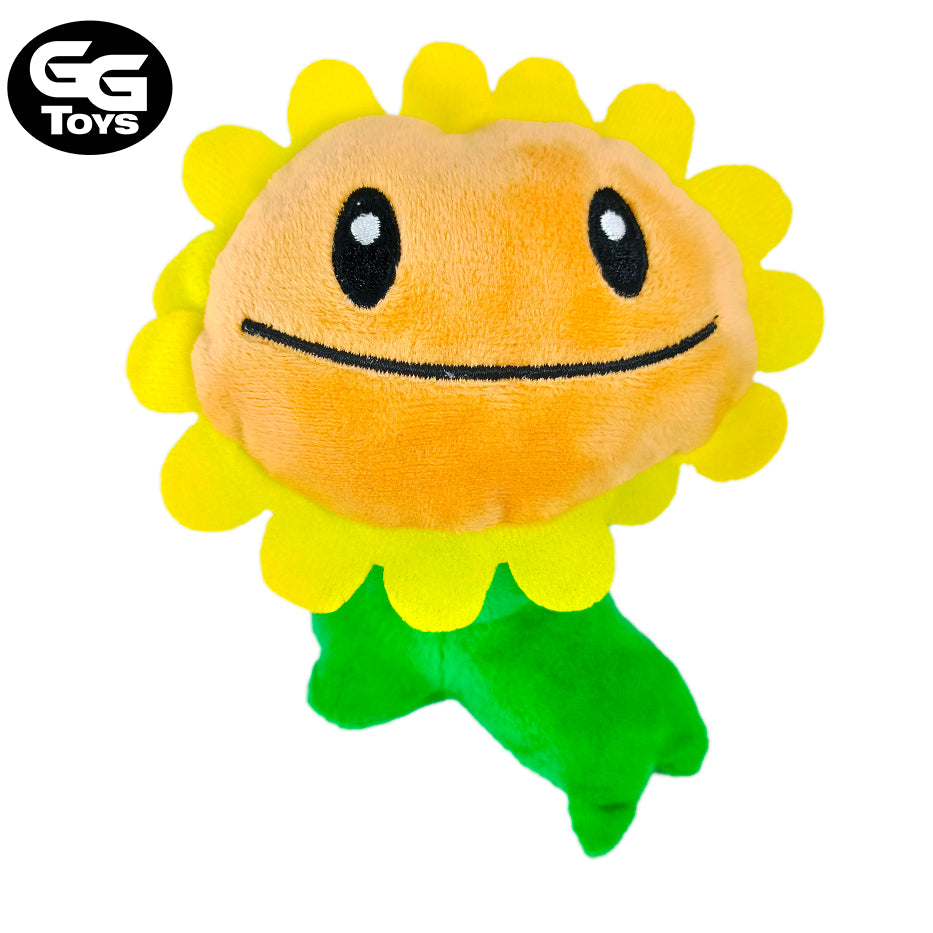 Girasol - Plantas vs Zombies - Peluche 14 cm - Algodón/ Felpa