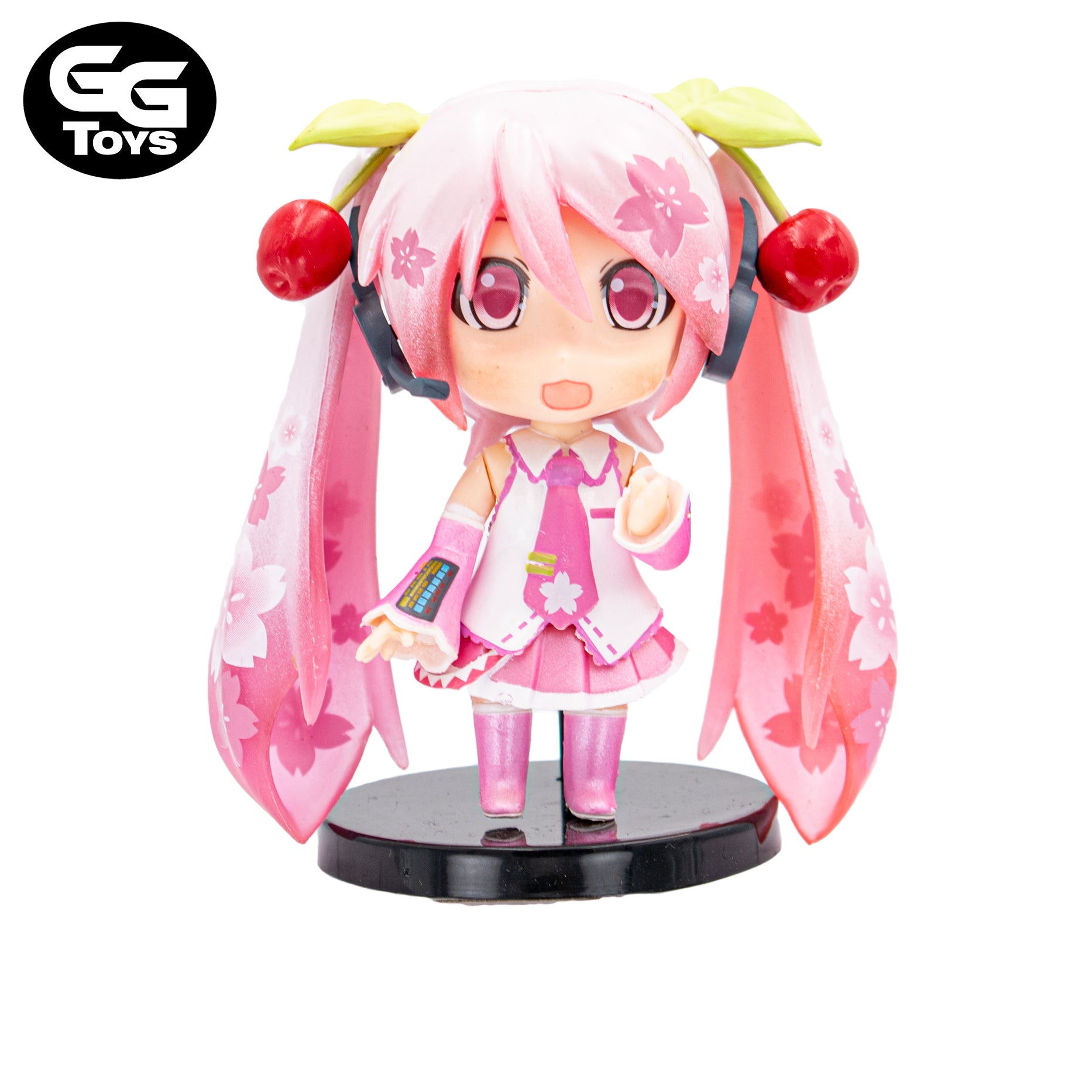 Miku Sakura Chibi - Vocaloid - Figura de Acción 10 cm - PVC / Plástico