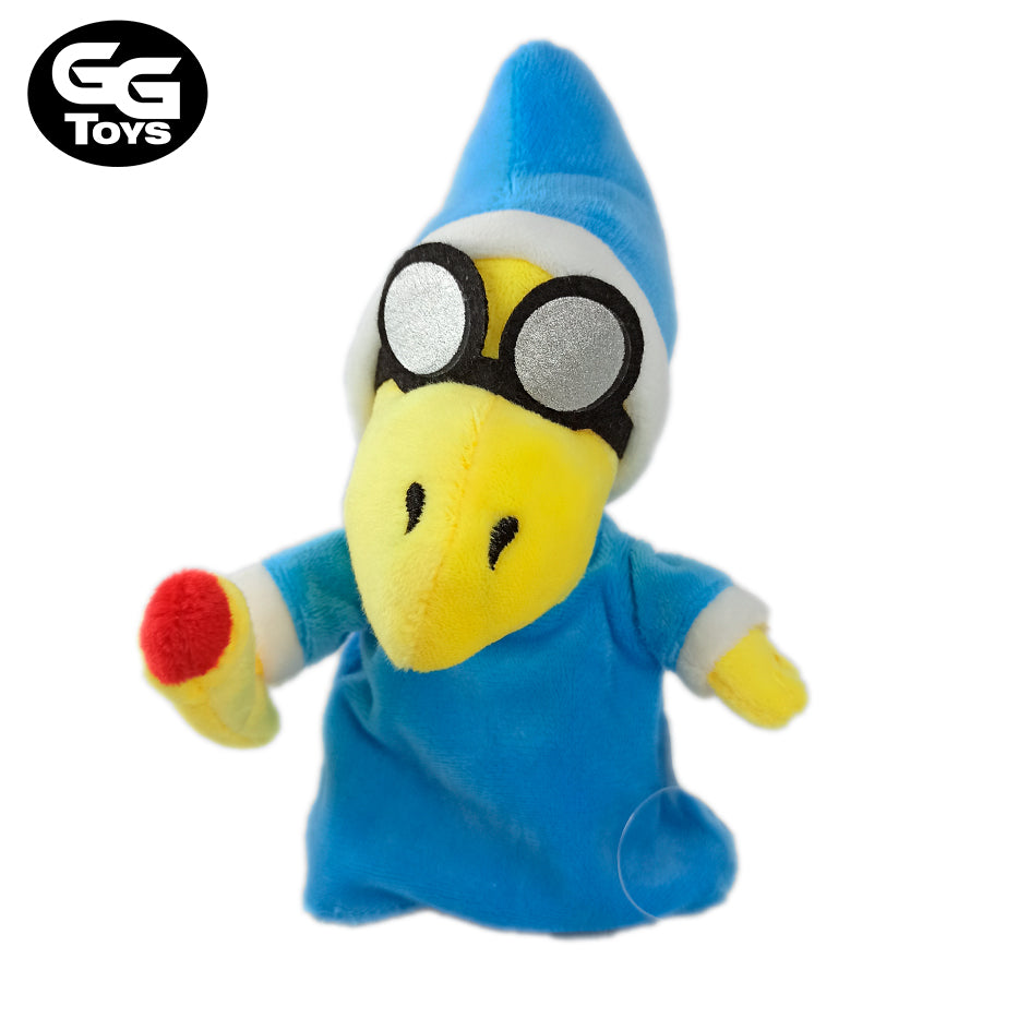Kamek - Mago Mario Bros - Peluche 18 cm - Algodón/ Felpa