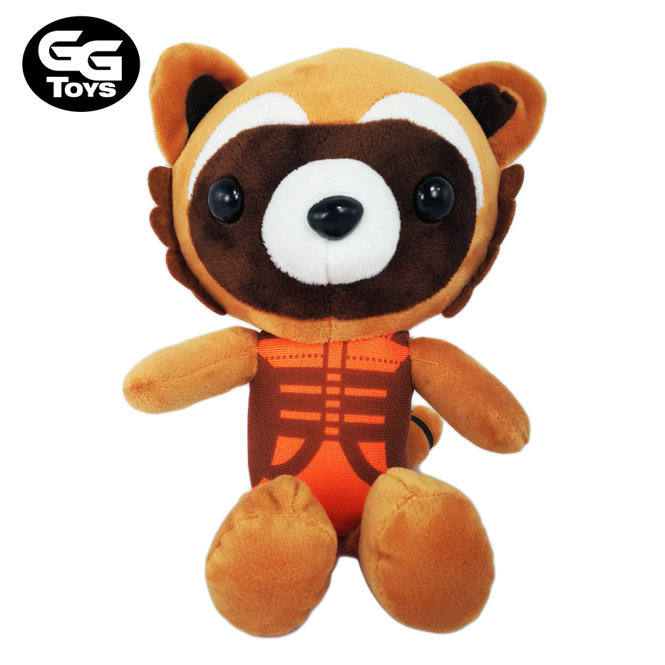 Rocket Racoon - Guardianes de la Galaxia - Marvel Comics - Peluche 23 cm - Algodón Felpa