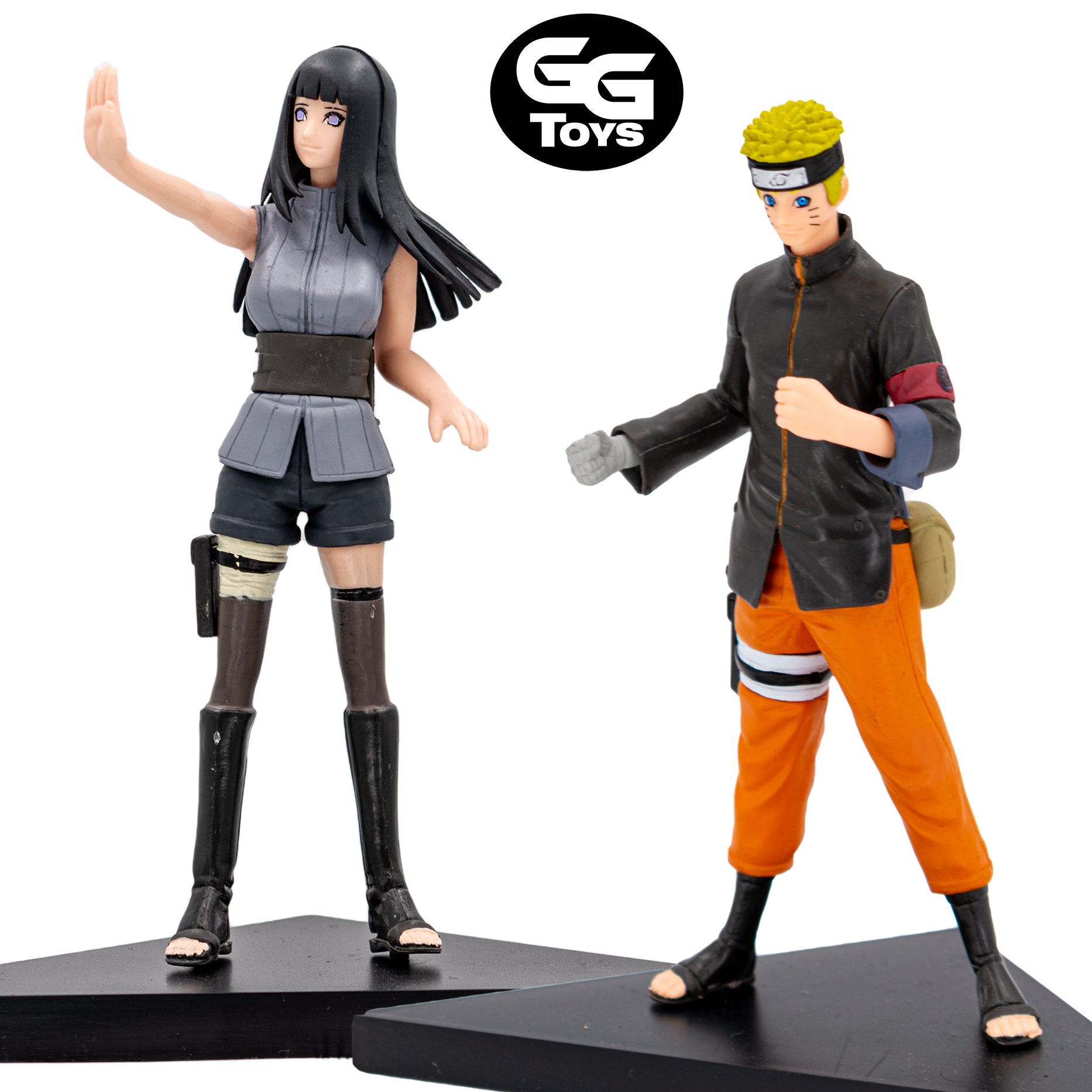Naruto y Hinata - Naruto Shippuden - Figura de Acción 17 cm - PVC / Plástico