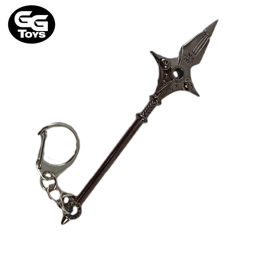 Lanza Espiritual Chastiefol King - Siete Pecados Capitales - Llavero 12 cm - Aleación de Zinc