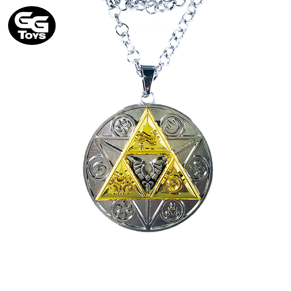 Collar Trifuerza V2 - The Legend of Zelda 5 cm - Aleación de Zinc