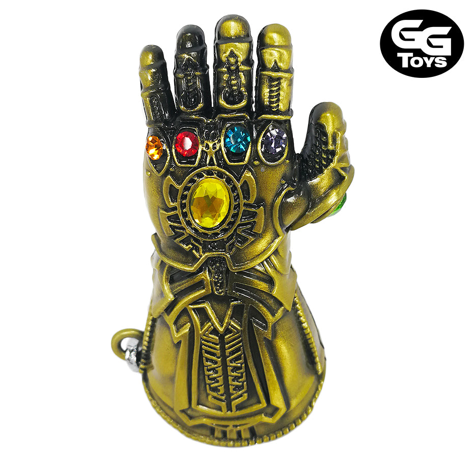 Guante Con Gemas Del Infinito - Marvel Comics - Llavero 6 cm - Aleación de Zinc